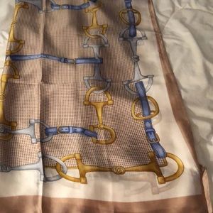 Large silk feeling fabric scarf or wrap